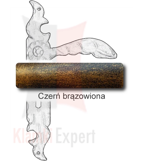 Czerń brązowiona