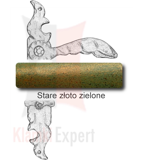 Stare złoto zielone