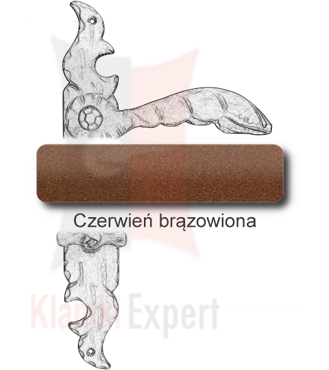 Czerwień brązowiona