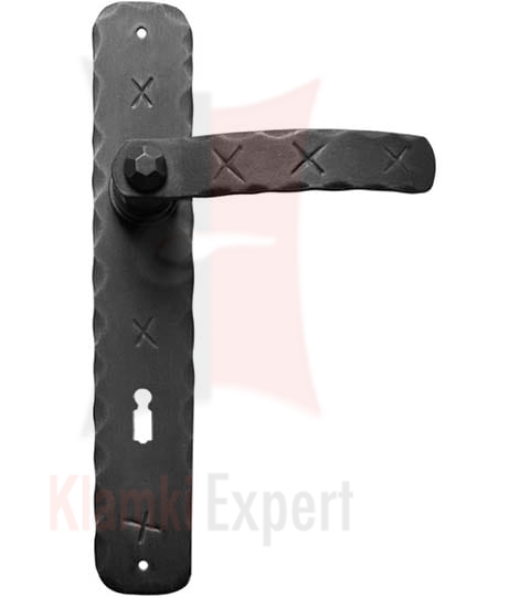 Klamka JARBOJ 1091 z otworem na klucz zwykły