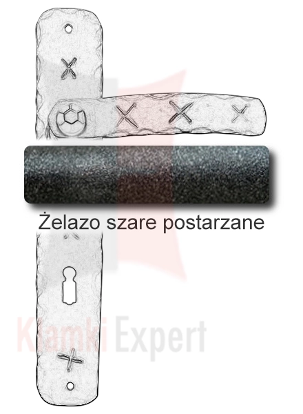 Żelazo szare postarzane