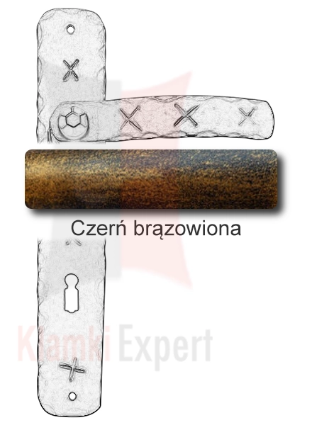 Czerń brązowiona
