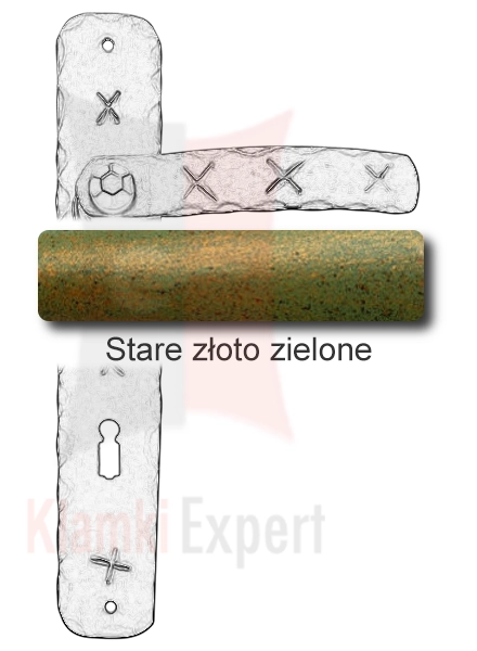 Stare złoto zielone