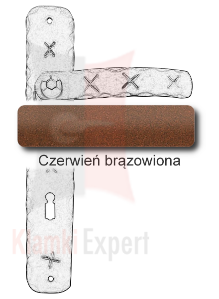 Czerwień brązowiona