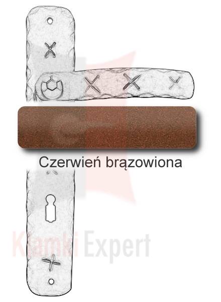 Czerwień brązowiona