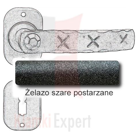 Żelazo szare postarzane