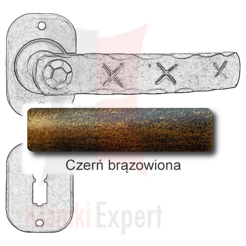 Czerń brązowiona