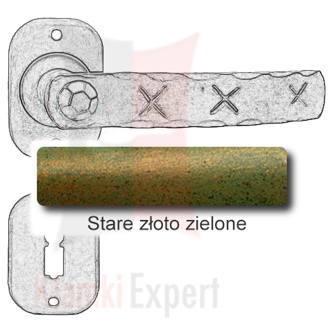 Stare złoto zielone