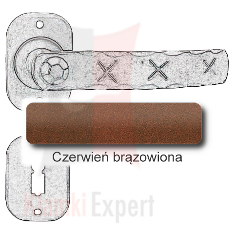 Czerwień brązowiona
