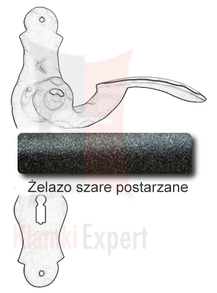 Żelazo szare postarzane