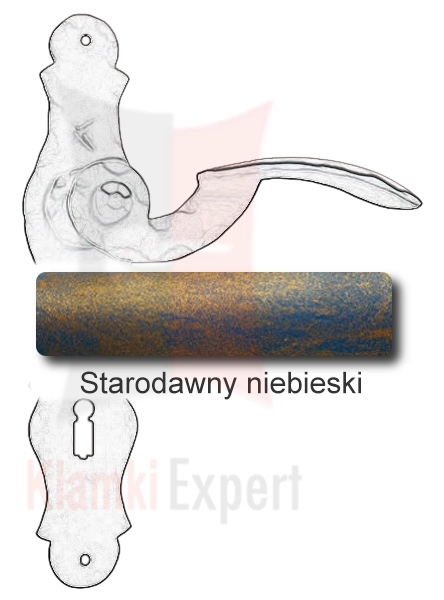 Starodawny niebieski