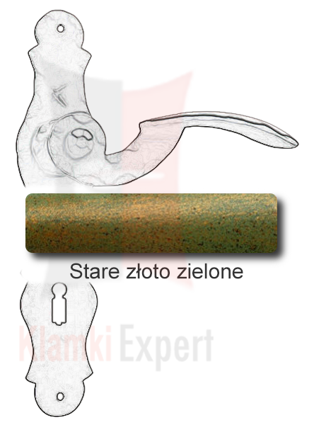 Stare złoto zielone