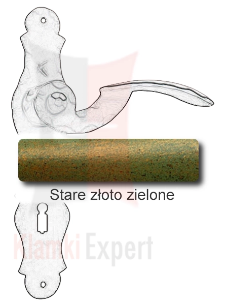 Stare złoto zielone