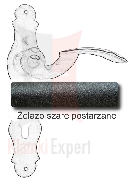 Żelazo szare postarzane