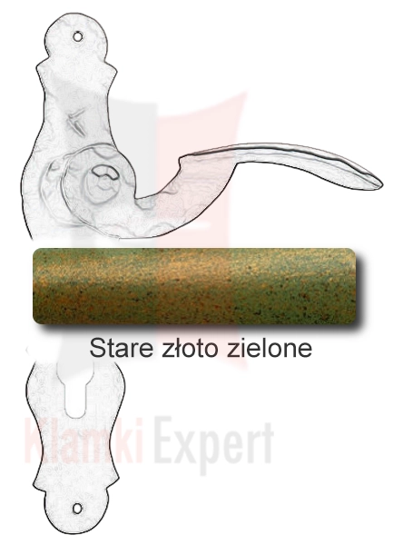 Stare złoto zielone