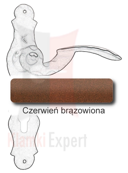 Czerwień brązowiona