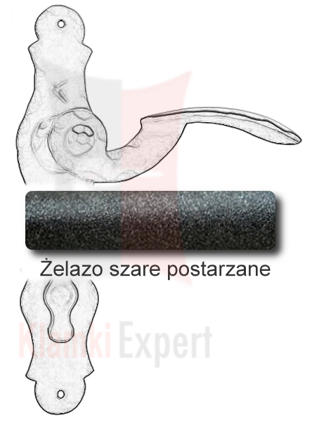 Żelazo szare postarzane