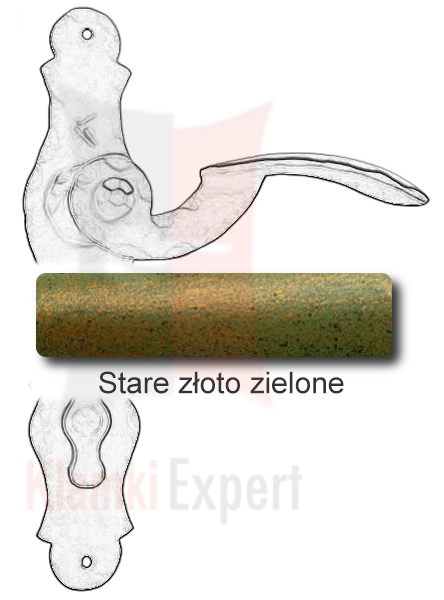 Stare złoto zielone