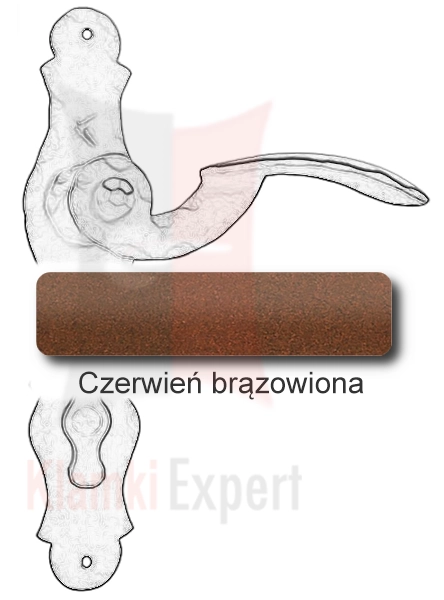 Czerwień brązowiona