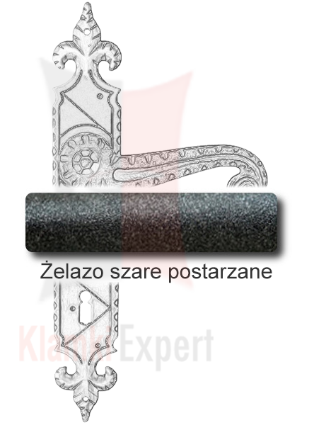 Żelazo szare postarzane