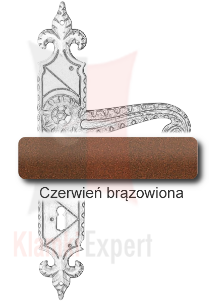 Czerwień brązowiona