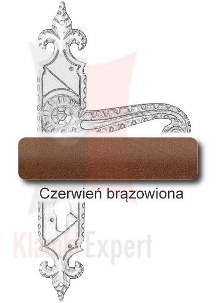 Czerwień brązowiona