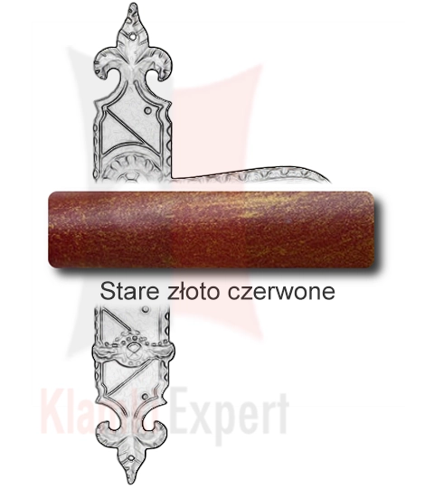 Stare złoto czerwone