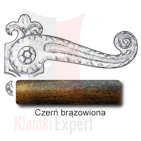 Czerń brązowiona