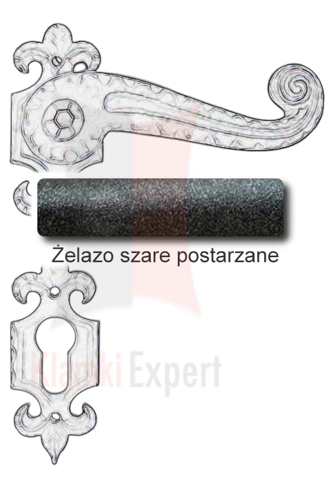Żelazo szare postarzane