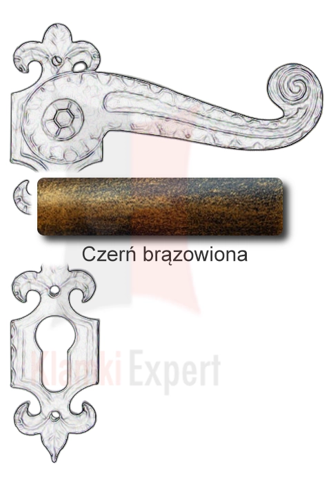 Czerń brązowiona