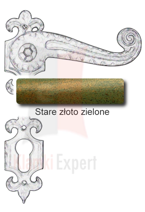 Stare złoto zielone
