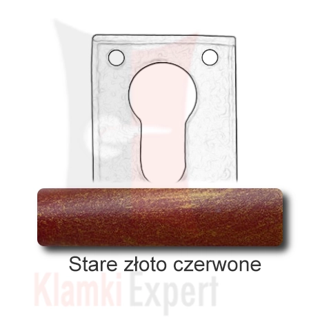 Stare złoto czerwone