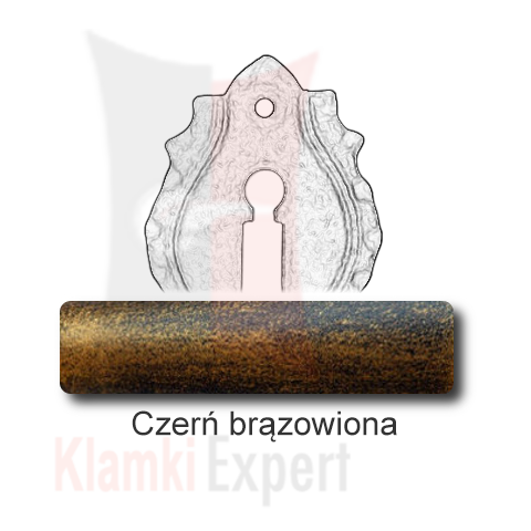 Czerń brązowiona