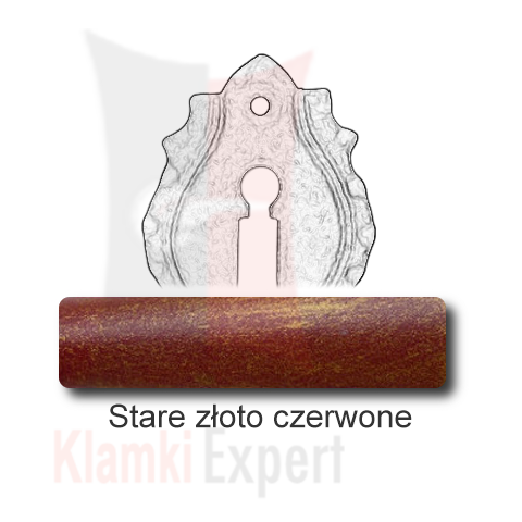 Stare złoto czerwone