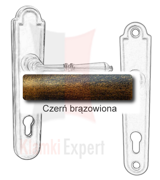 Czerń brązowiona