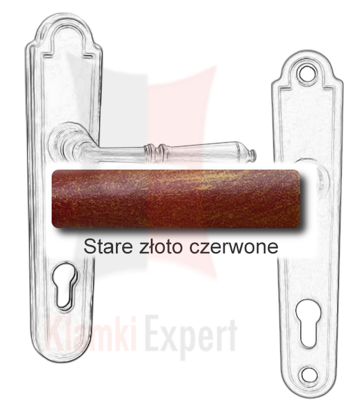 Stare złoto czerwone