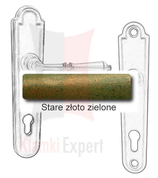 Stare złoto zielone