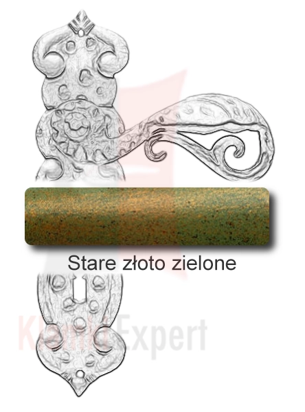 Stare złoto zielone