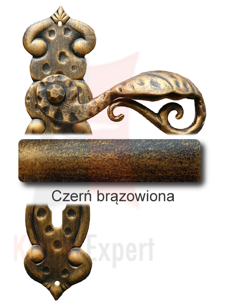 Czerń brązowiona