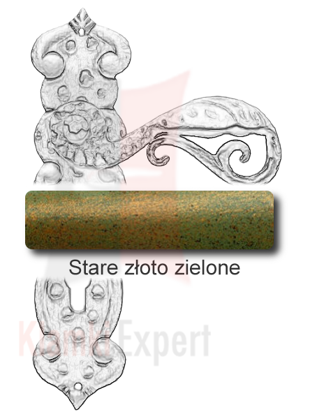 Stare złoto zielone