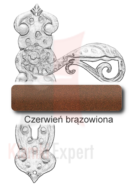 Czerwień brązowiona