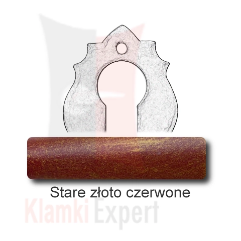 Stare złoto czerwone