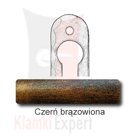 Czerń brązowiona