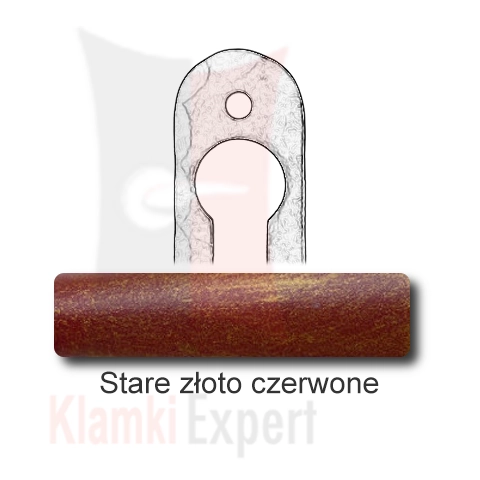 Stare złoto czerwone