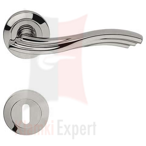 Klamka Marina z rozetą na klucz