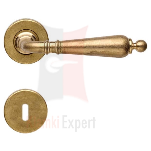 Klamka Florenzia 101 z rozetą na klucz