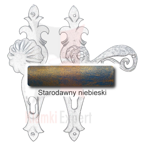 Starodawny niebieski