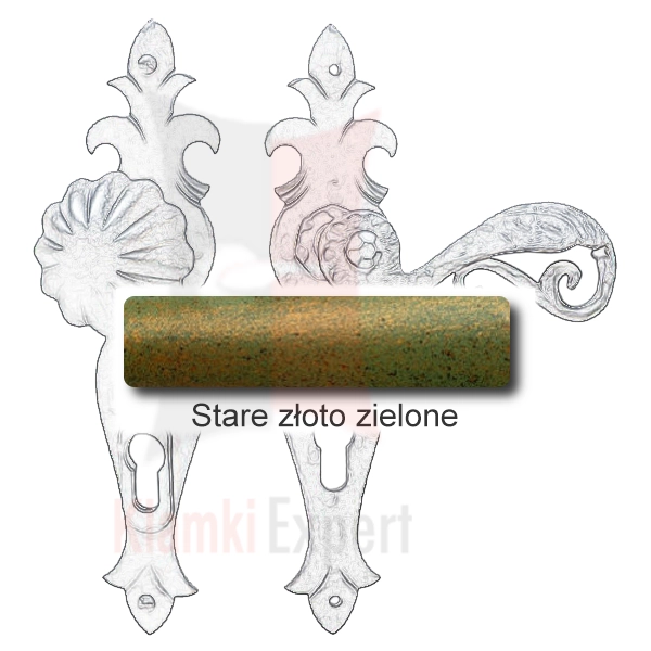 Stare złoto zielone