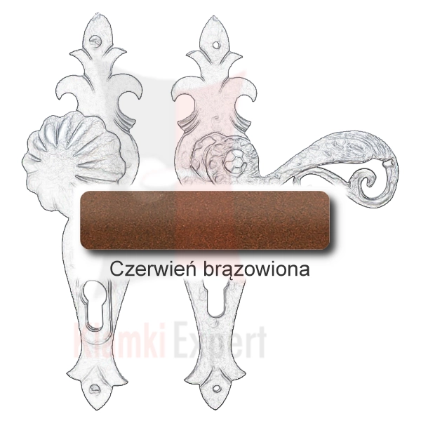 Czerwień brązowiona
