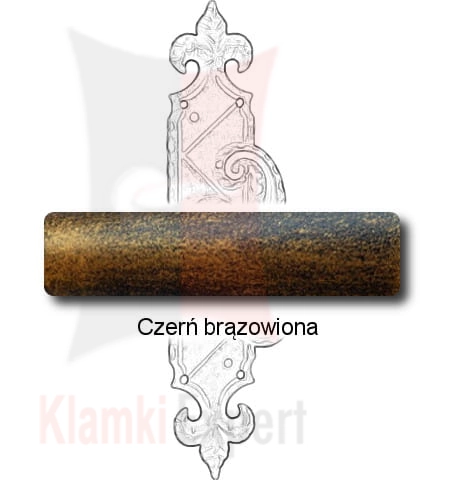 Czerń brązowiona